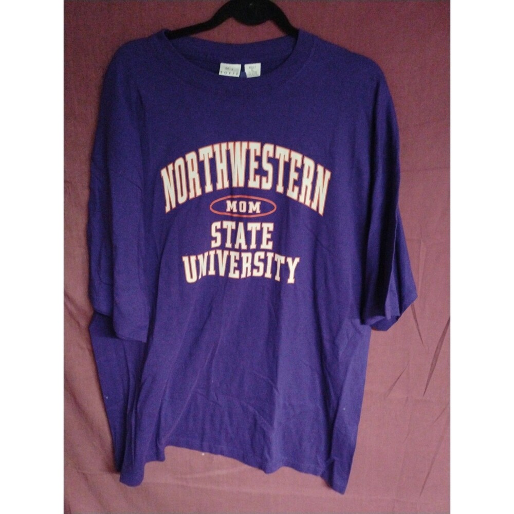 M. J. Soffe Purple Northwestern University Adult XL T-Shirt Mom School College